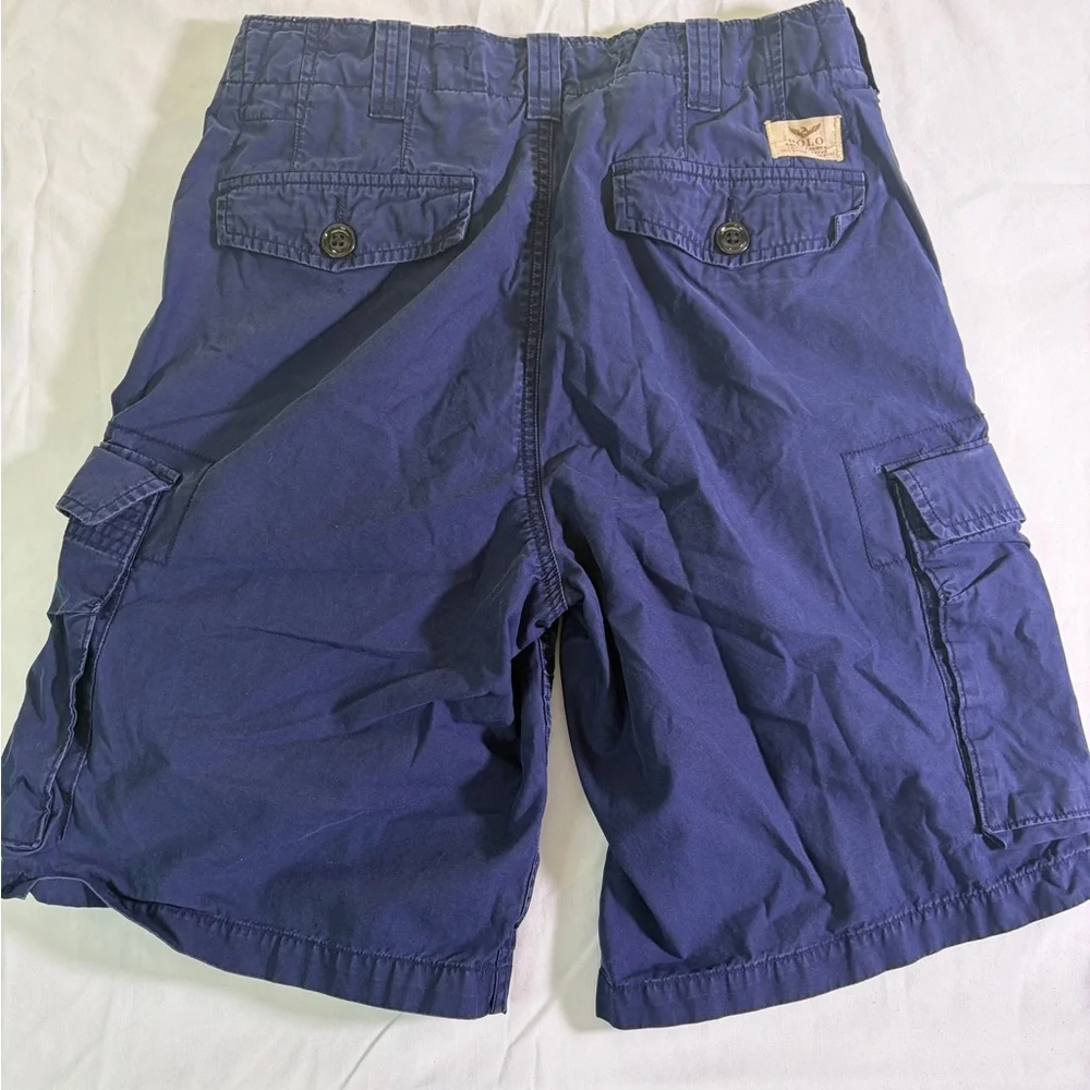 Polo by Ralph Lauren Navy Cargo Shorts Utility Classic Size 30 Men